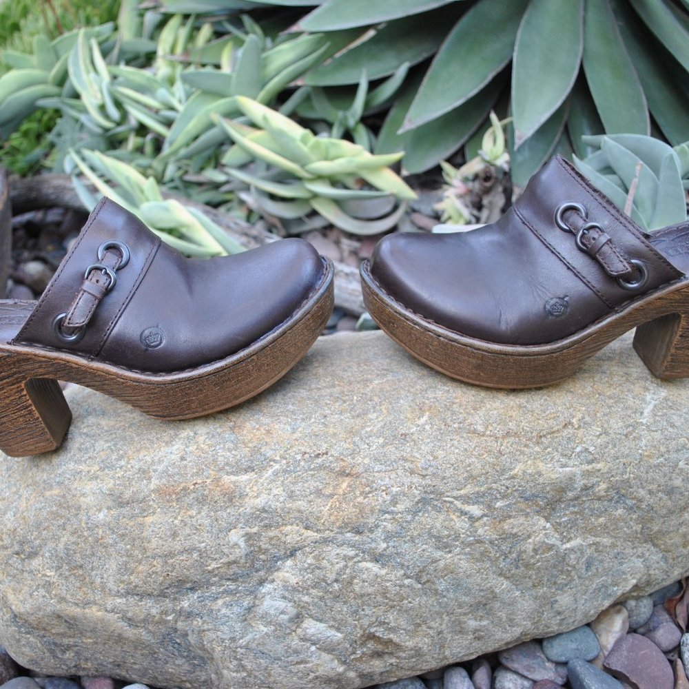 Born Brown Clogs - image 6